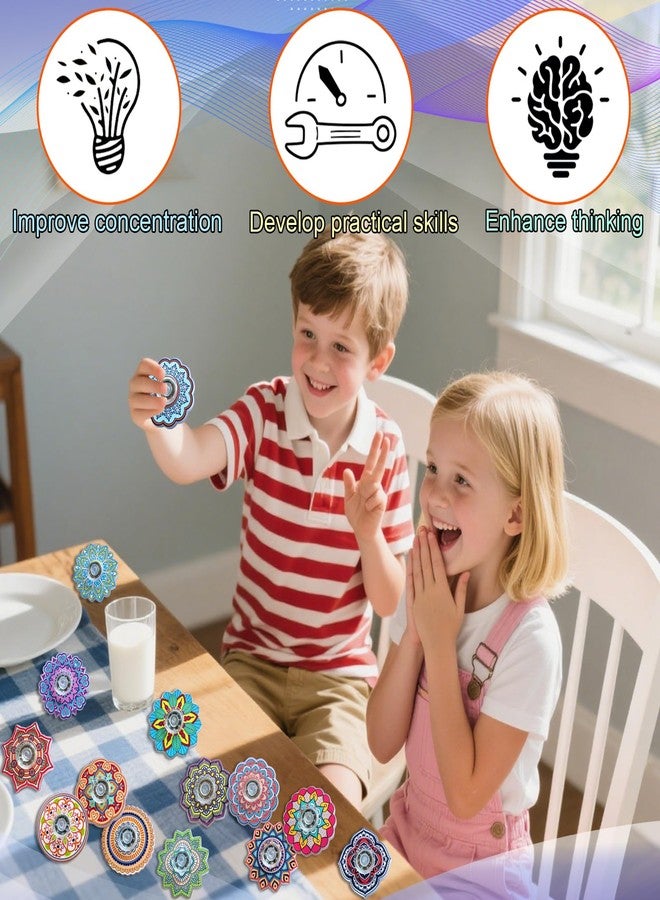 Sqlhrke 42 Pack Fidget Spinner Mini Toys Party Favors Easter Basket Eggs Goodie Bag Stuffers Gifts,Stress Relief Sensory Toys for Kids Adults ADHD Autisms,Carnival Treasure Box Toy Classroom Prizes Supplies - Image 3